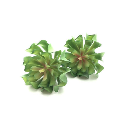 EBUYOM 2 PCS Artificial Succulents Plants Unpotted Fake Succulent Bouquet Arrangements Faux Plants DIY for Garden Decor Home Decoration Greenery Set (Lotus)
