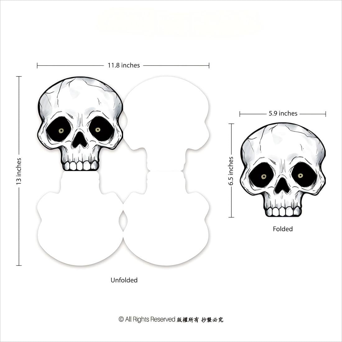 Cheerland Skull Napkins 50 Pcs Halloween Napkin Disposable Black White Skeleton Napkin Gothic Party Tableware Kids Birthday Skull Party Favors Kids Halloween Party Supplies Paper Skeleton