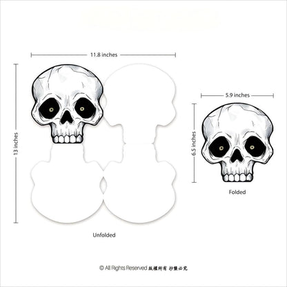 Cheerland Skull Napkins 50 Pcs Halloween Napkin Disposable Black White Skeleton Napkin Gothic Party Tableware Kids Birthday Skull Party Favors Kids Halloween Party Supplies Paper Skeleton