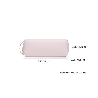 YONBEN Pencil Case Soft School Pencil Pouch Bag for Easy Carry Stylish and Durable (Pink,Faux leather)