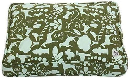Molly Mutt Dog Crate Pad Cover, 100% Cotton Canvas Mat for Dog or Puppy Crate Bed, Durable, Washable, and Free of Harmful Chemicals, Pre-Shrunk, 30"x21"x2.5", Amarillo by Morning