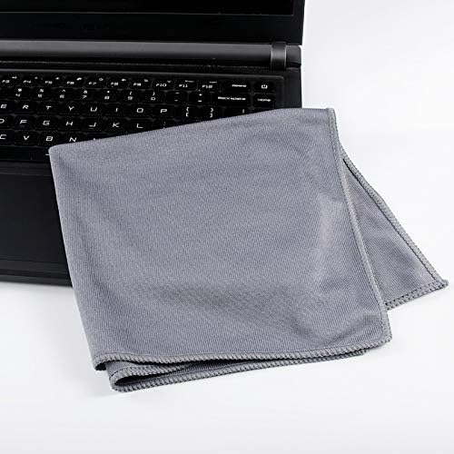 KLNYOO Microfiber Glass Cleaning Cloths Lint Free Streak Free Quickly and