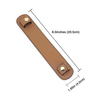 jiesinlov Microfiber Leather Shoulder Strap Pads Replacement Cushion Strap Covers for Tote Bags Detachable (Brown)