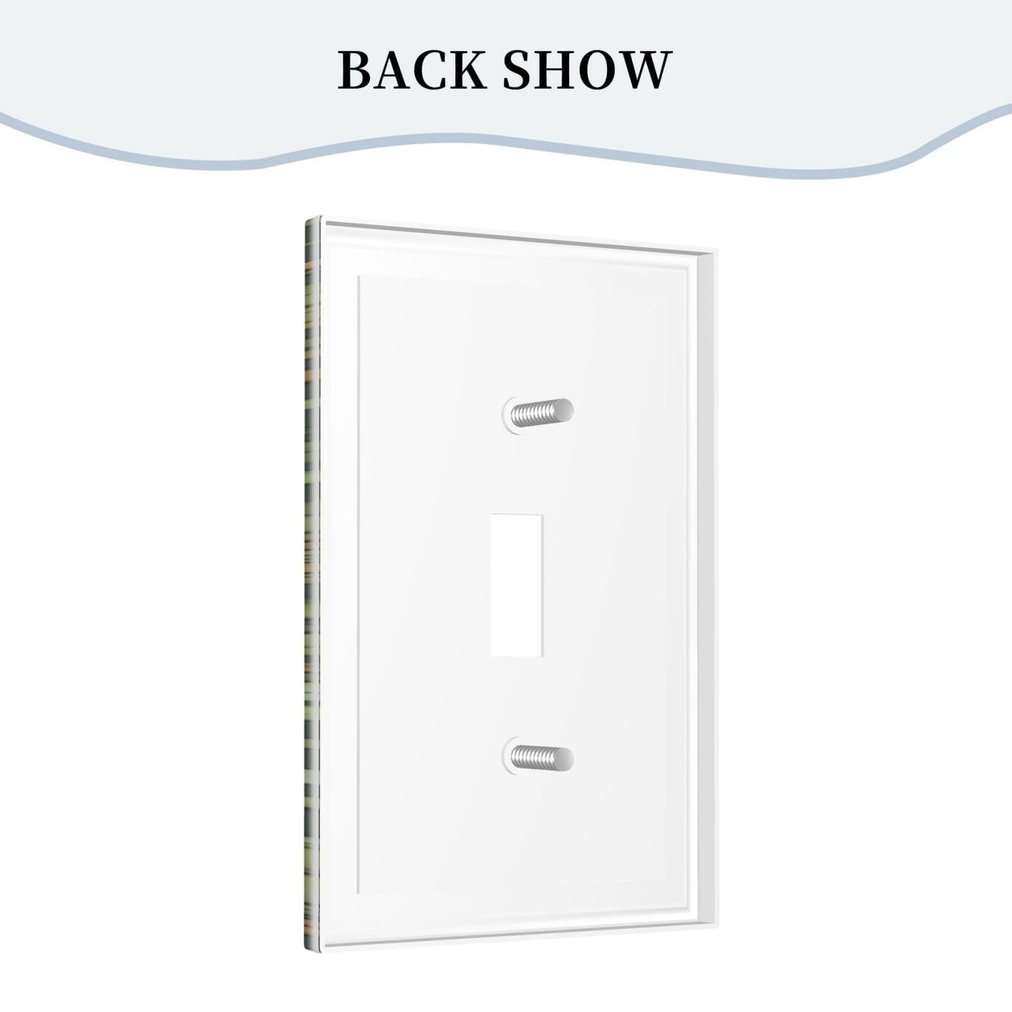 Azjincos Decorative Art Light Switch Covers Morris Leaves Single Toggle Wall Plate Decorative Switchcover Electrical Switchplate