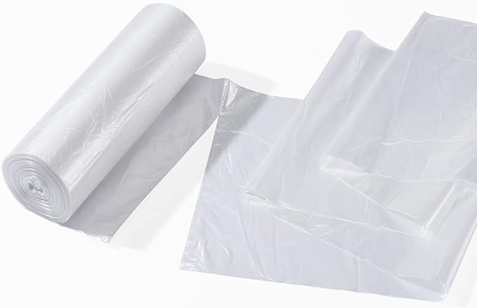 TYPLASTICS 45-48 Gallon Clear Trash Can Liners