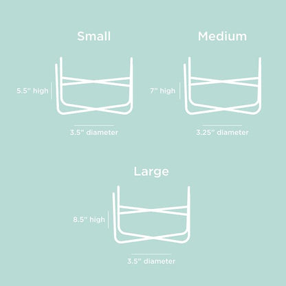 Waggo Simple Solid Dog Bowl and Dog Bowl Stand - Single Iron Stand with Single Ceramic Feeder or Water Bowl (Dolphin, Large)