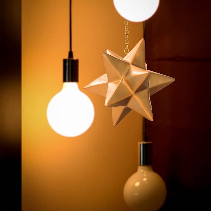 DreamsEden Golden Star Sculpture, Resin Decorative Ornaments Modern Home Decor Accent