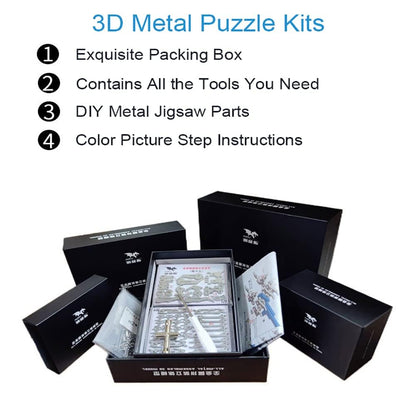 3D Metal Model Kits, Mechanical Spider King 3D Metal Puzzle,DIY Steel Warcraft Collection Animal Brain Teasers Simple 3D Puzzles Home Decor Art Craft Gifts Toys for Adult