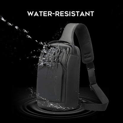 BANGE Fashion Sling Bag, Waterproof Shoulder bag, Crossbody Backpack for Men