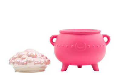 10 Strawberry Street Bubble Bubble Cauldron Canister, Pink