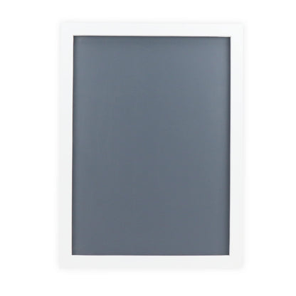 Stiles 16"x12" Magnetic Letter Board Sign - Changeable Magnet Message Board for Menu Boards, Milestones, Home Decor, Office & Baby Announcements - No Letters Included, Grey