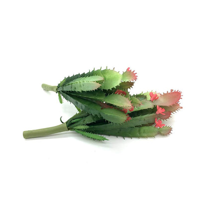 EBUYOM 2 PCS Mini Artificial Succulents Plants Unpotted Faux Cactus Fake Succulent Bouquet Arrangements Faux Plants DIY for Garden Decor Home Decoration Greenery Set (Mini Cactus)