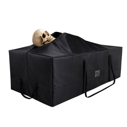 3.66m/12ft Skeleton Storage Bag, 600D Oxford Waterproof Large Heavy Duty Christmas Tree Storage Bag with Reinforced Handles Dual Zippers & Pocket for 12 Foot Skeleton & Artificial Trees