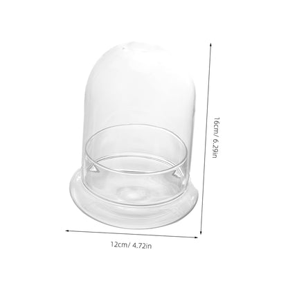 OUNONA Moss Ecosystem Bottle DIY Miniature Terrarium Glass Bottle Decorative Plant Vase for Home and Office Desktop Plant Container