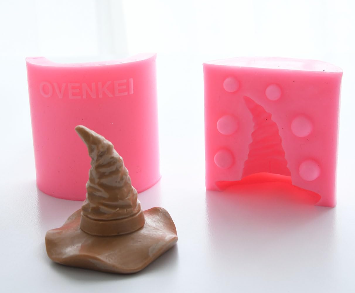 Silicone Halloween Witch Hat Chocolate Mold - Cupcake Topper