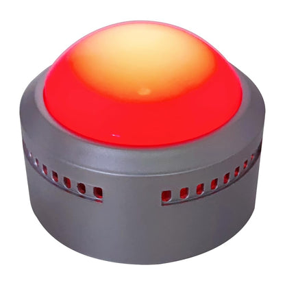 LED Illuminated Recording Button,Talking Buttons,Voice Recorder Button,Talking Buttons,Record Sound Button for Gift Education, Easy Button,Funny Office Gift,Funny Button（red）