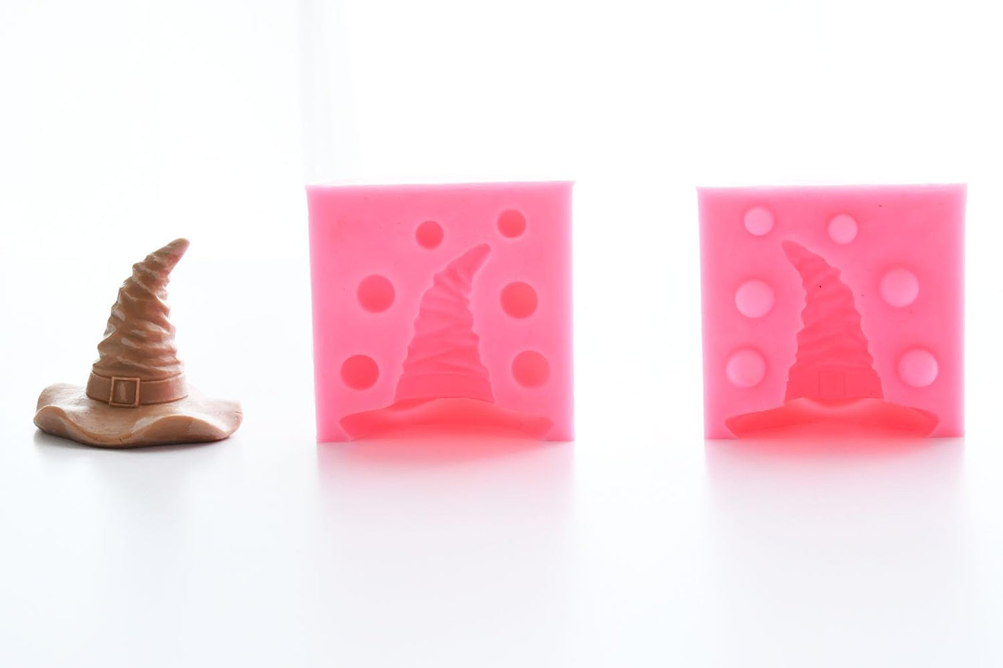 Silicone Halloween Witch Hat Chocolate Mold - Cupcake Topper