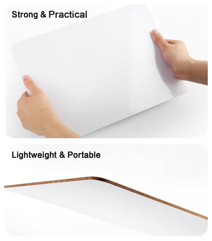 Dry Erase Lapboards, HERKKA 25 Pack Double Sided Dry Erase Lap Boards 9 x 12.5 Inch, 25 Markers, 25 Erasers, Small Dry Erase Boards for Students Classroom Teacher Supplies