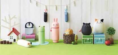 LIHIT LAB PuniLabo Mini Zipper Pouch, Horizontal, 2.2" x 2.7", Penguin (A7780-10), Small: 2.2" Ã— 2.7"