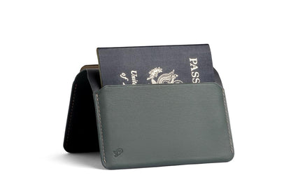 Bellroy Passport Cover (slimline travel wallet/pouch with card slots and space for cash plus travel documents) - Everglade