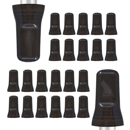 Esatto 24 Pieces Pour Spout Covers - Liquor Bottle Toppers Black, Universal Bottle Pour Dispenser,Liquor Bottle Covers Bottle Cover Dust for Home Kitchen Tools Supplies