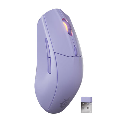 SteelSeries Rival 3 Wireless Gen 2 Gaming Mouse — 2.4GHz and Bluetooth — 18000 DPI TrueMove Air Optical Sensor — 60 Million Click Durability — Light-Weight — 100% PTFE Feet — Black