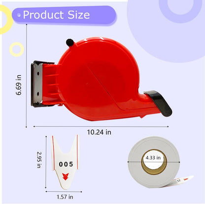 Ticket Number Dispenser+Ticket, Take a Number Dispenser, Ticket Dispenser Machine for Wall Desk Counter Queuing System