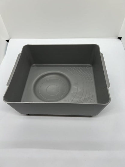 Bird Plastic Nest Nesting Tray Pan Cage Aviary Parakeet Cockatiel Budgie Breeding 20 cm Black