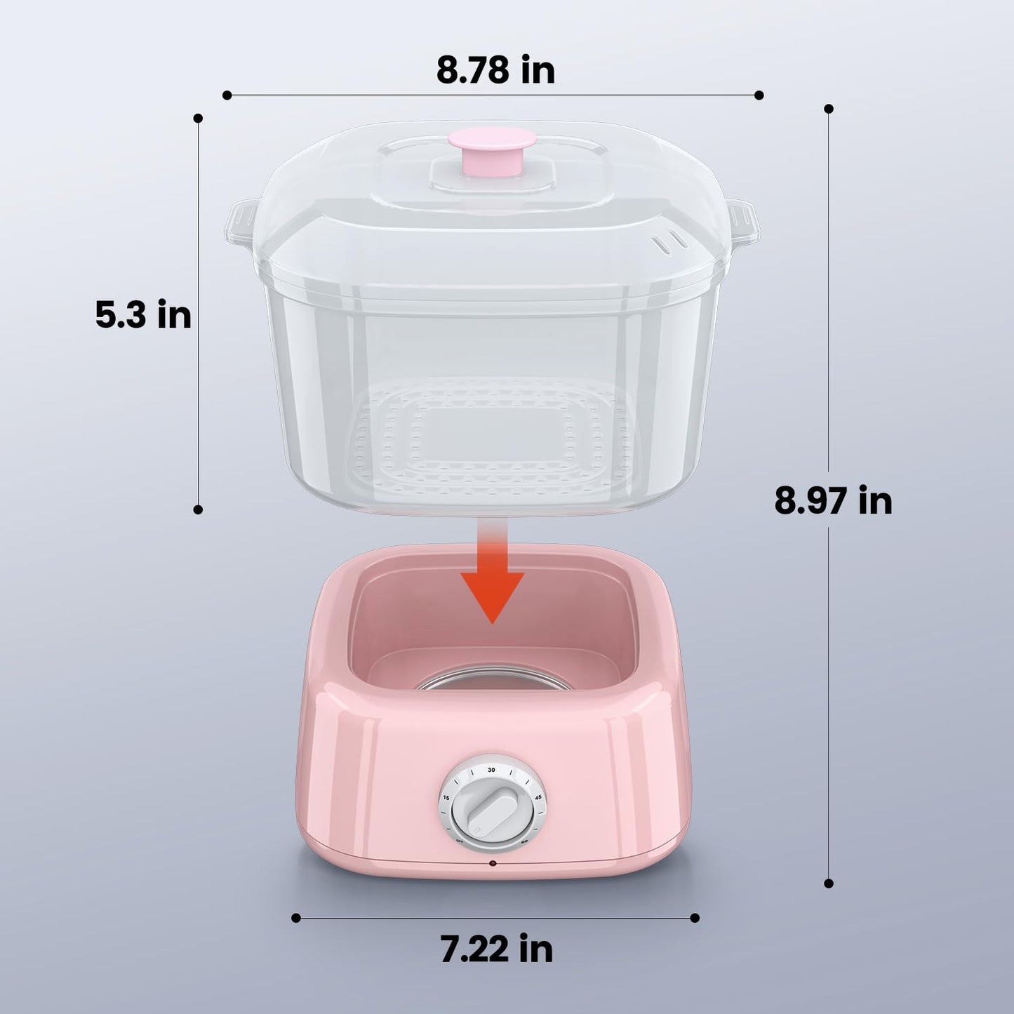 Hot Towel Warmer, Rapid Heating Towel Steamer for Facials can Hold 12 Mini Wet Towels, Portable Mini Towel Warmer for Bathroom,Spa and Salon.