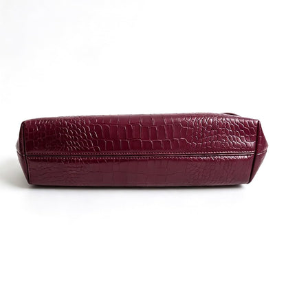 CUXVA Women's large Evening Bag Dumpling Clutch Purse Chain Strap Handbags Elegant Faux PU Leather Clutch Bag