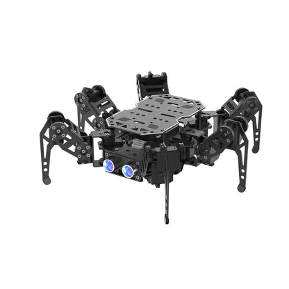 18DOF Hexapod Robot for Arduino Programming, Spider Walking Crawling Self-Balancing AI Vision Voice Control Obstacle Avoidance, STEM Education Open Source Robot with Tutorials, miniHexa Advanced Kit