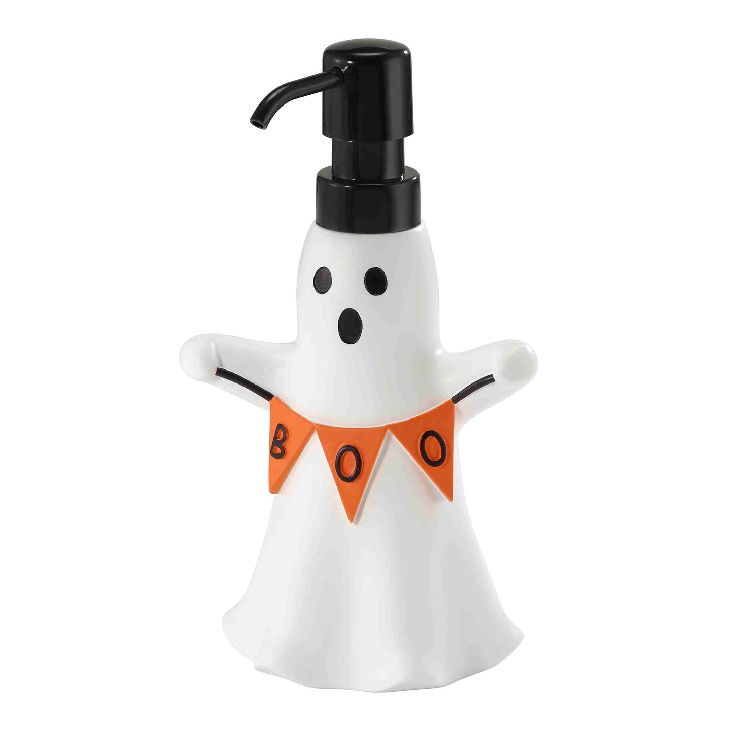 Avanti Linens - Lotion Pump/Soap Dispenser, Resin Countertop Accessories, Halloween Home Decor (Ghost Boo)