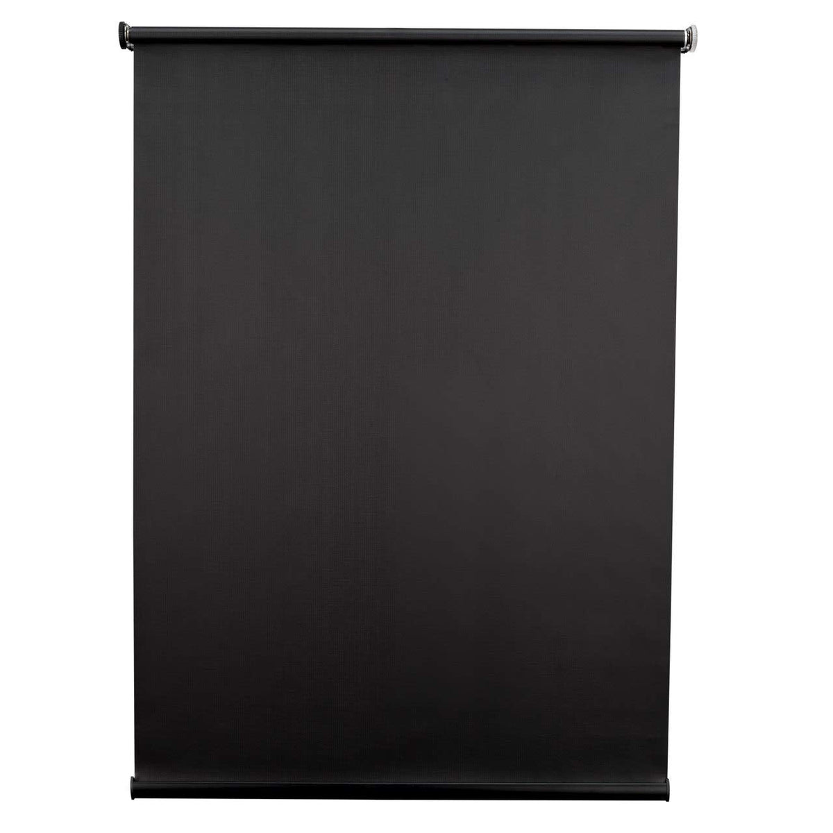 RecPro Black RV Roller Shades, Slow-Rise Blackout Window Cover, 62inW x 32inH, Polyester, Model 606345304744