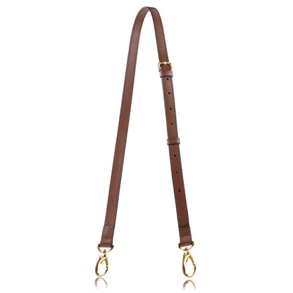 Allzedream Genuine Leather Purse Strap Replacement Crossbody Handbag Long Adjustable (Dark brown)