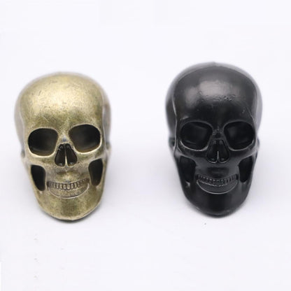 Hdtyyln Skull Wall Hooks, 4 Pcs Decorative Metal Wall Mounted Key Holder Hat Rack Organizer Bathroom Hanger Home and Kitchen Use Pegs (Black)