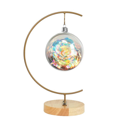 CXLE Ornament Display Stand - Iron Pothook Stand for Hanging Glass Globe, Air Plant Terrarium, Witch Ball, Christmas Ornament and Home Wedding Decoration