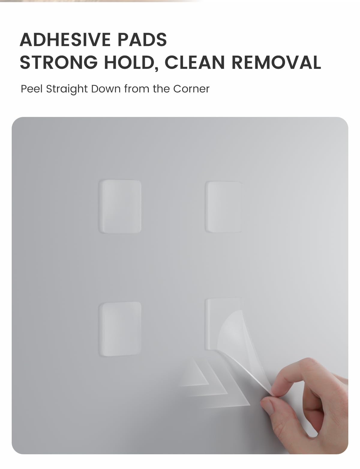 Fluxynara Cork Board Alternative Felt Strip Board 8-Pack 13"x2", Office Pin Board with 50 Push Pins, Adhesive Install for Bedroom Door & Home Office (Earth Brown)