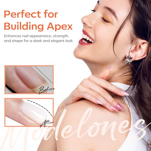 modelones 15 ml Nail Dehydrator and Primer, Acid Free Base Coat Natural Prep Dehydrate & Bond Primer Kit, Hema-Free Acrylic Nail Supplies