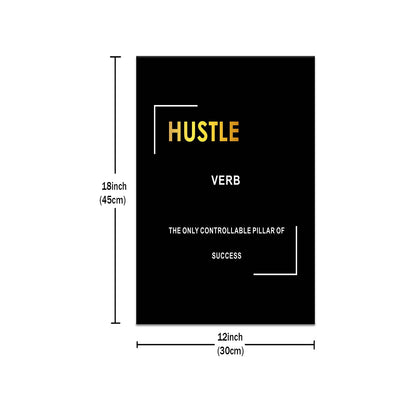 Motivational Canvas Wall Art Inspirational Entrepreneur Quotes Poster Print Inspiring Positive Sign Picture Painting Artwork for Modern Home Gym Bedroom Living Room Ready to Hang [12''W X 18''H]
