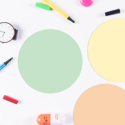 Lincia 24 Pack Colorful Dry Erase Dots Circles Spots for Classroom Table 10.5 Inch Removable Vinyl Desktop Stickers Spots Wall Decals for 100th Day of School Teacher Students Home (Candy Colors)