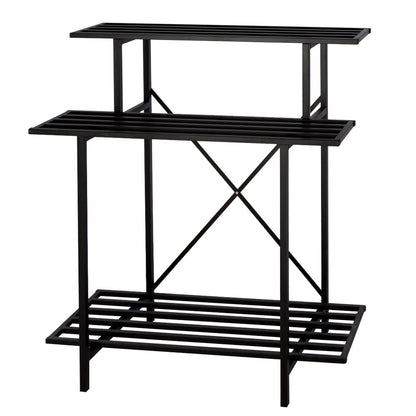 Zhongma 3 Tier Sturdy Plant Stand Space-Saving Heavy Duty Plant Holder for Home Indoor and Outdoor, L35.43 xW17.32 x H39.37 inch, 660 LBS Capacity & Heavy Duty Construction. …
