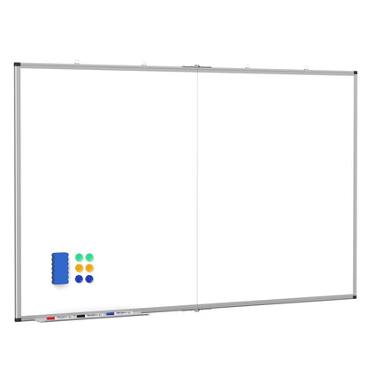60x36 Inch Large Magnetic Dry Erase Whiteboard for Wall - Premium Aluminum Frame, Heavy Duty Office Home School White Board with Marker & Eraser (Easy Install, Durable Surface)