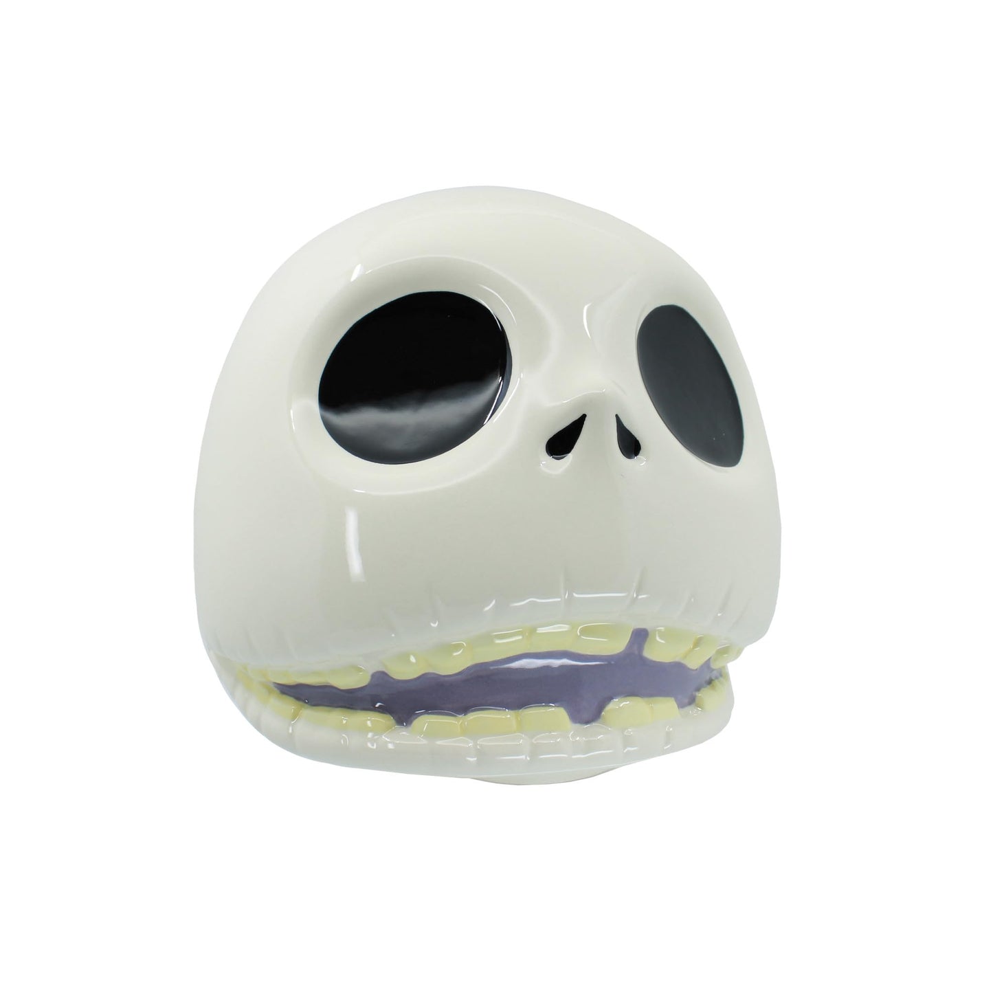 Enesco Disney Ceramics the Nightmare Before Christmas Jack Skellington Sculpted Cookie Jar, 7 Inch, Multicolor