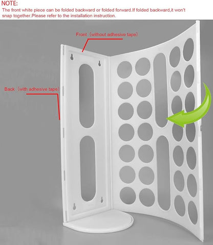 Lunies Grocery Bag Holder - Wall Mount Hanging Trash Bag Organizer for Kitchen (Large Capacity, 2-pack)