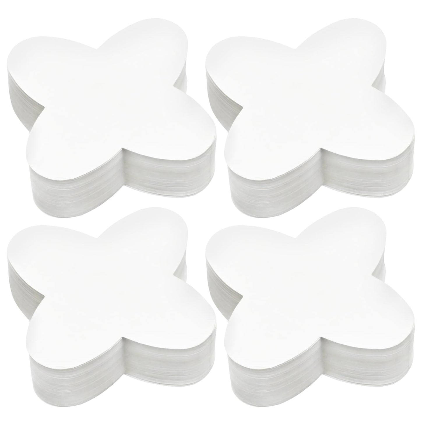 GMAPATS 200Pcs Chocolate Paper Truffle Wrappers, Baking Liners Resistant Chocolate Candy Cups for Valentine‘s Day Gifts, Wedding, Birthday, Baby Shower (White)