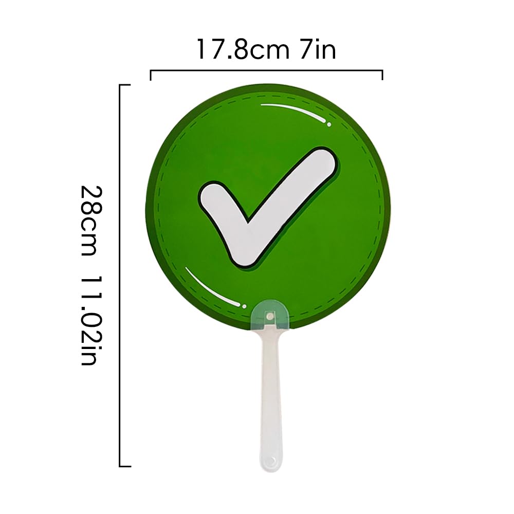 Zwttey 20 Pack True or False Classroom Voting Paddles, Classroom Teacher Student Interaction Signs, Event Meeting Election Supplies