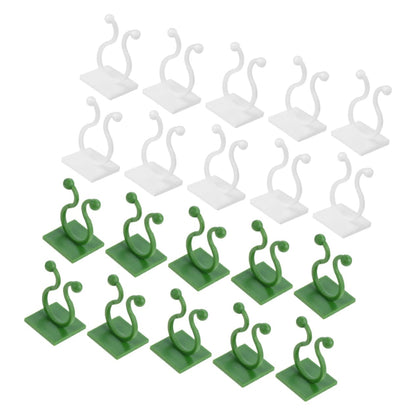 MERRYHAPY 120pcs Plant Wall Sticky Hooks for Climbing Plants Self-Adhesive Vine Clips Easy Installation Fixators for Home Decor