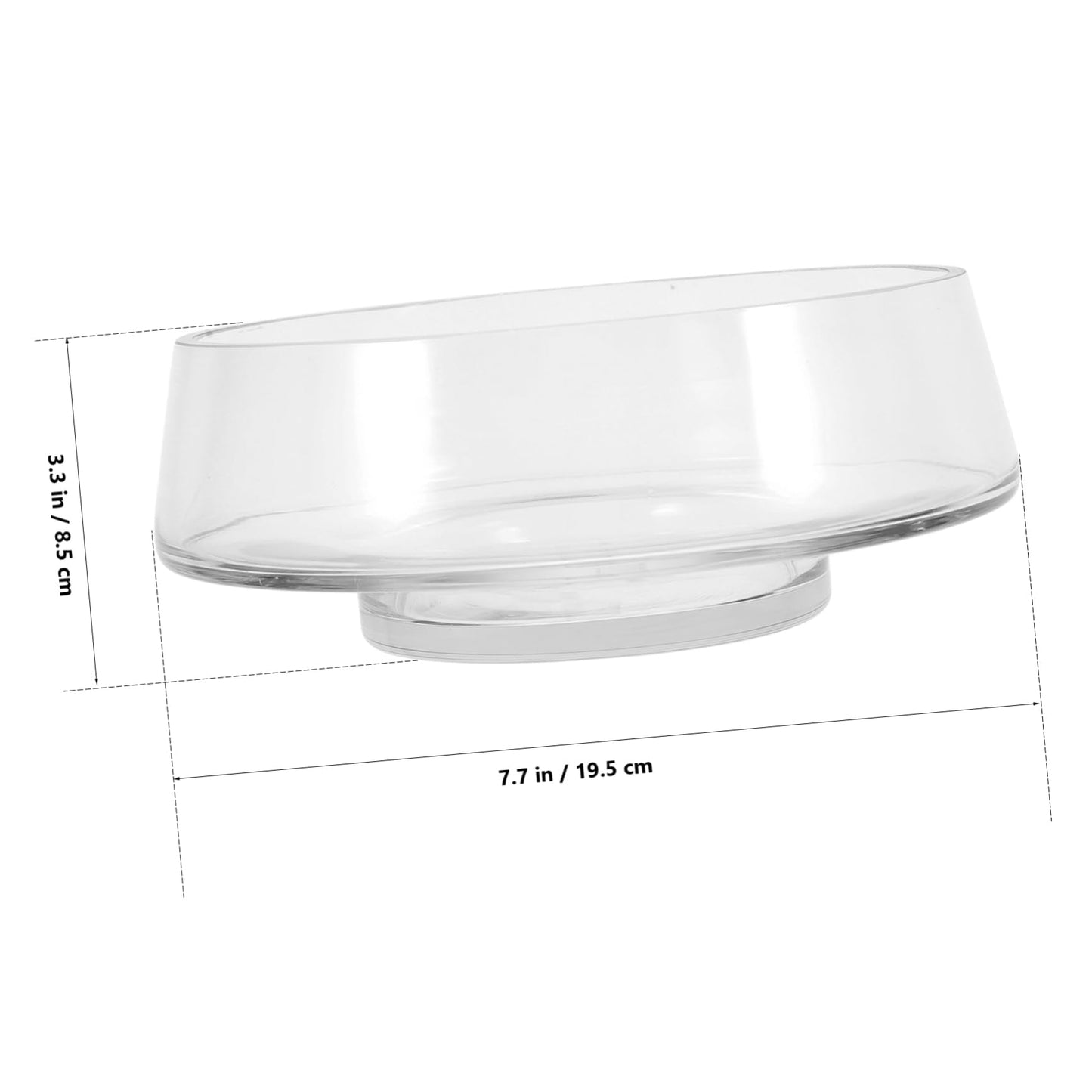 KESYOO Clear Glass Vase for Centerpieces Wide Mouth Fish Bowl for Succulents Moss Decorative Terrarium Jar for Home Decor Weddings