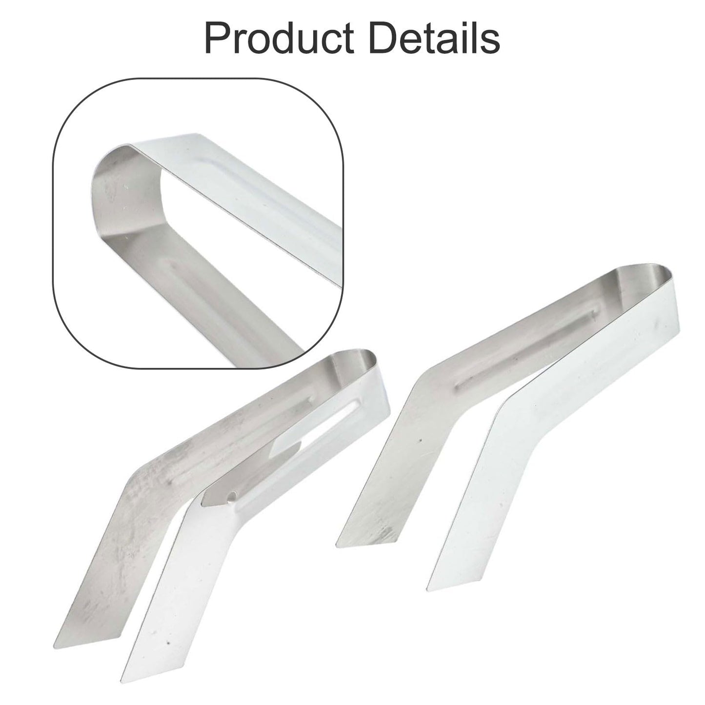 SundiooK for Stainless Steel Young Plant Tongs 2Pcs, Gentle Grip Transplanting for Indoor Outdoor Gardening, Rust Resistant Weeding and Loosening Pliers