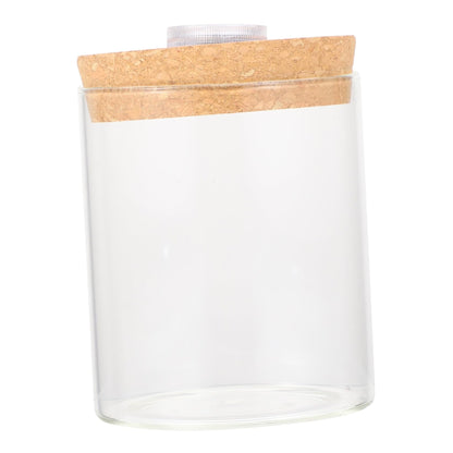 Ciieeo Cylinder High Borosilicate Glass Moss Plant Bottle Creative DIY Microlandscape Terrarium Holder for Indoor Decoration Mini Fish Tank